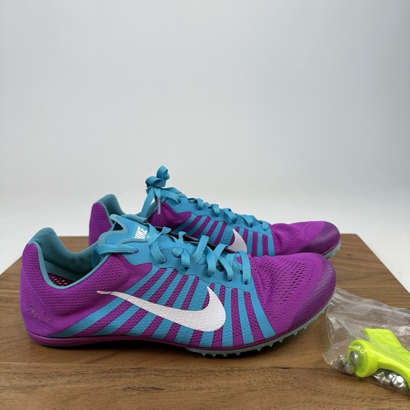 New Mens Nike Zoom D Track & Field Distance Spikes Running Shoes Size 9.5 - Picture 1 of 8